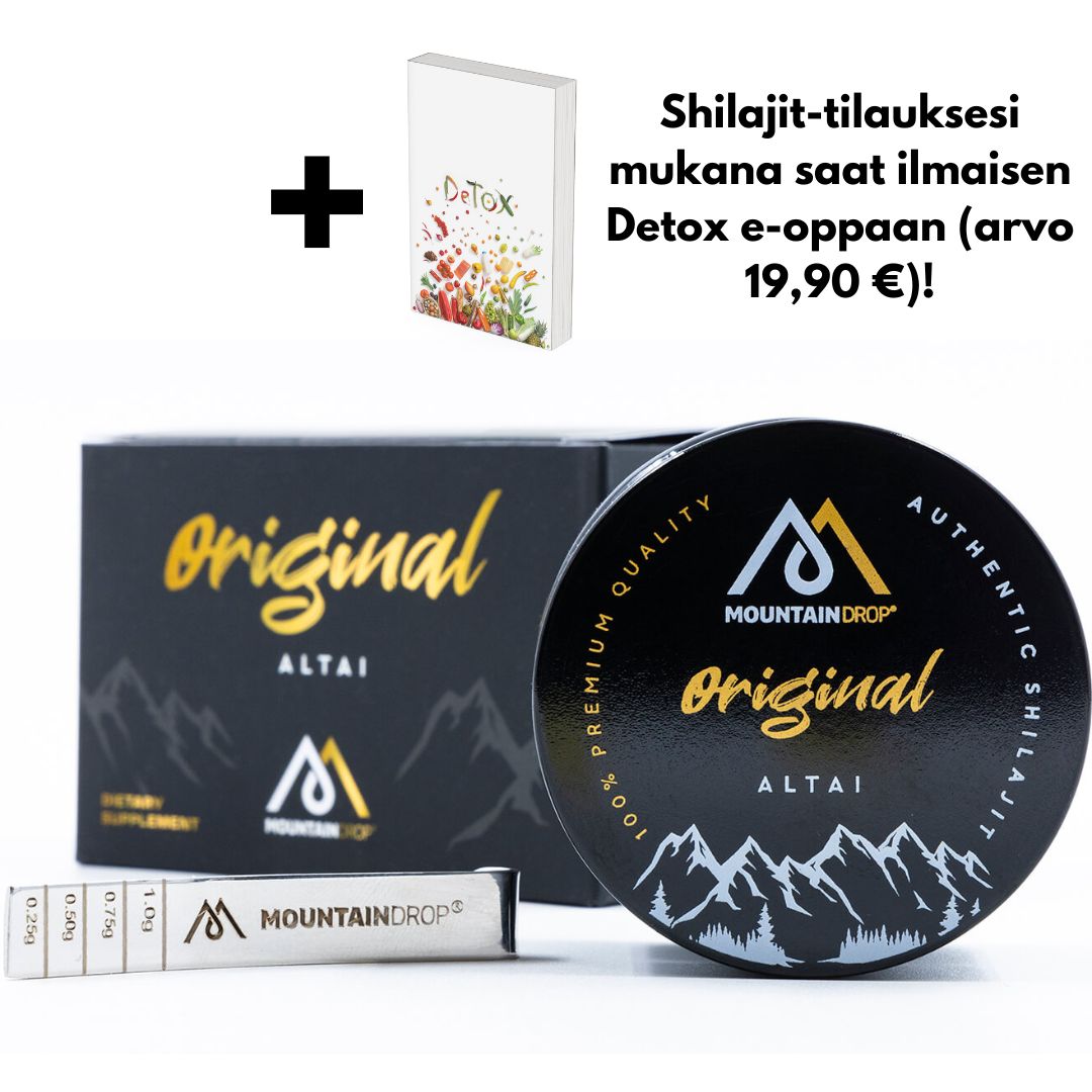 Suomen puhtain Shilajit. Luonnollinen superfood joka nostaa energiatasoja.